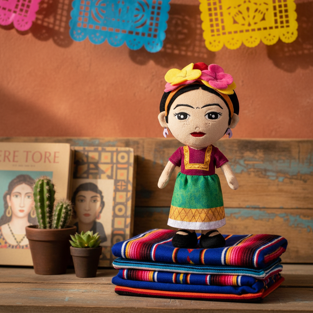 Peluche de Frida Kahlo