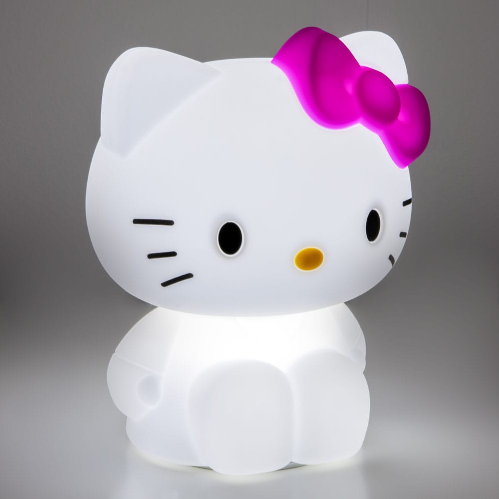 lampe en silicone rechargeable hello kitty paladone