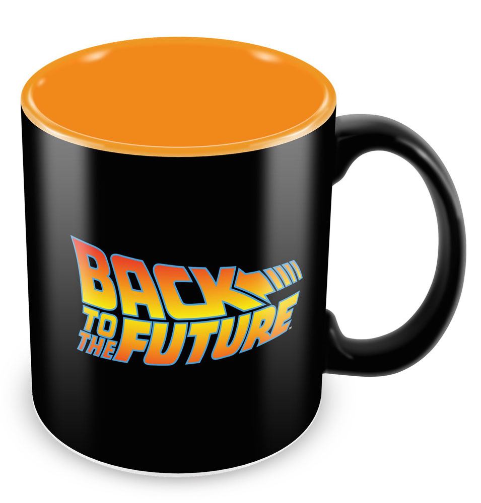 Mok met het logo van Back to the Future
