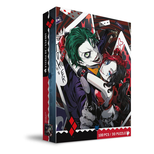 Puzzel met de Joker en Harley Quinn manga