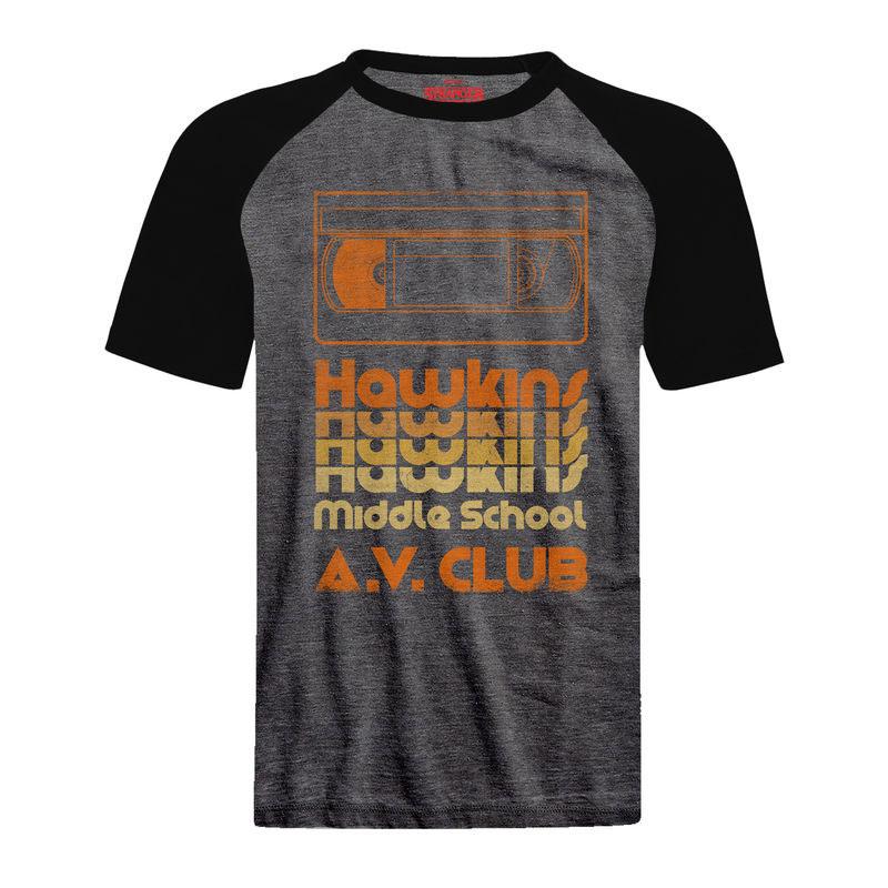 Camiseta de Stranger Things - Club audiovisual de Hawkins