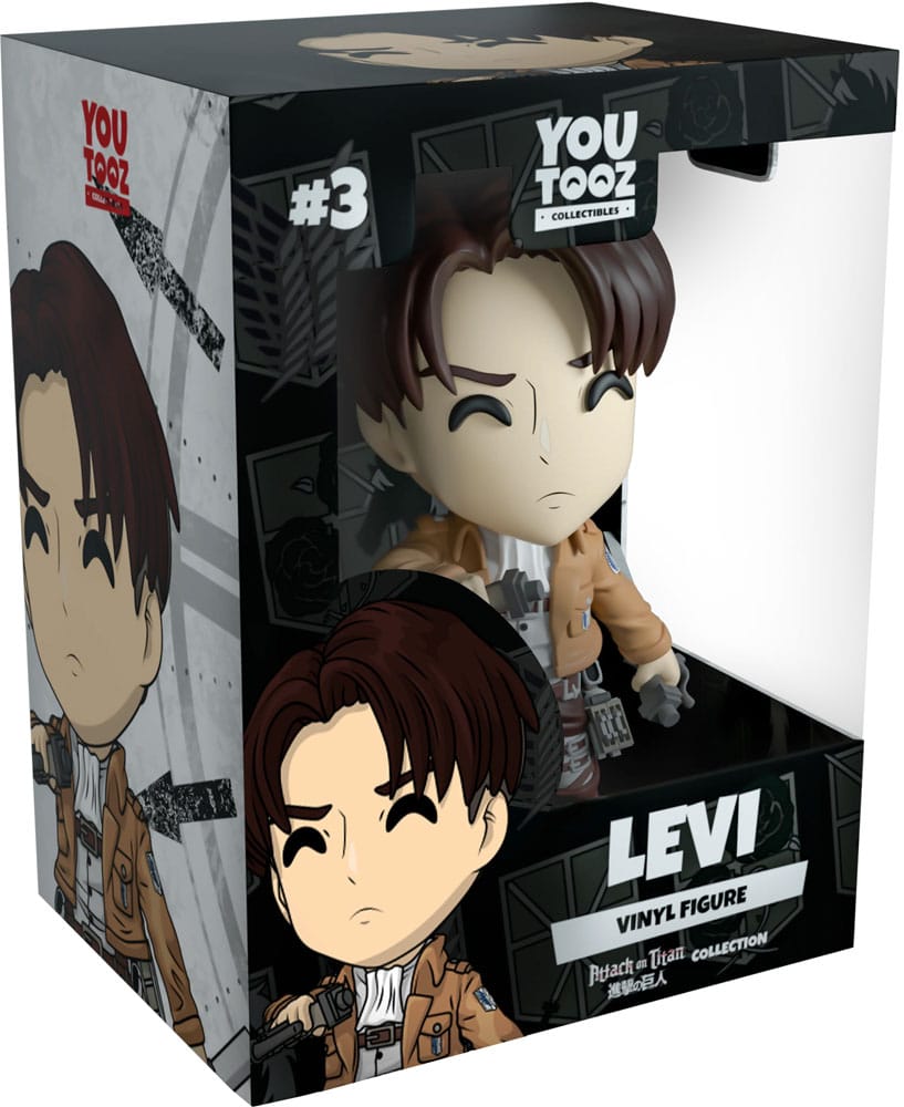 attack on titan vinyl figurine levi youtooz