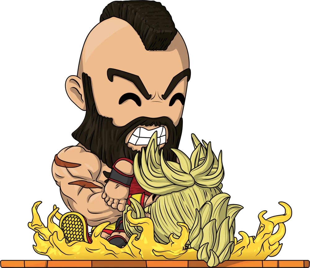 street fighter vinyl figurine zangief youtooz