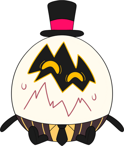 Nervous Egg Boi Stickie (6in)