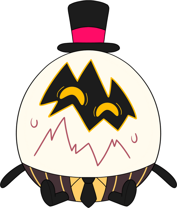 Nervous Egg Boi Sticker (6in)