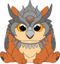 Peluche Armored Owlbear