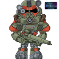 Figurine Shark Paint T-60 Power Armor