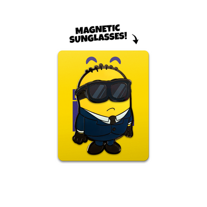 Sunglasses Suit Minion Pin