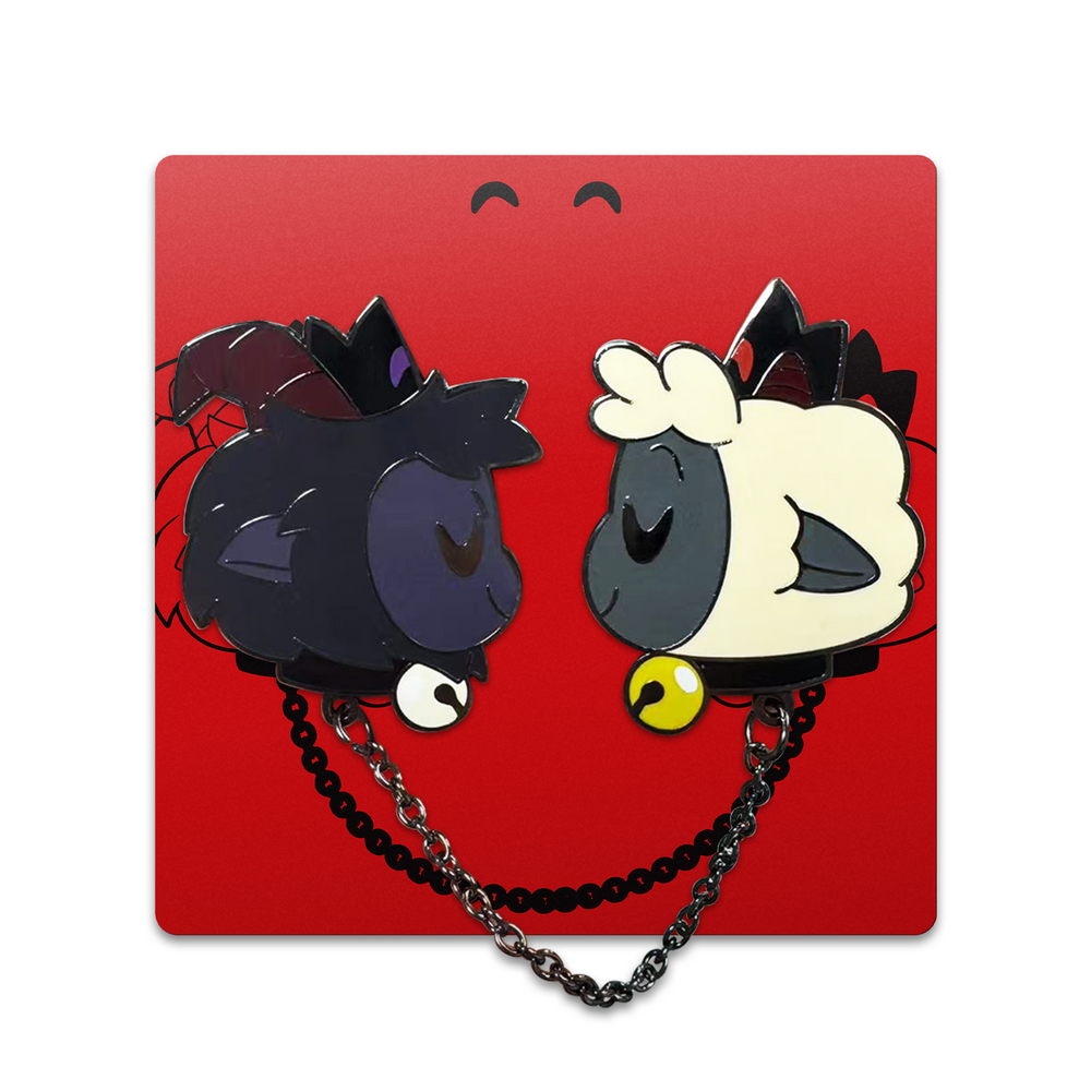 Pin's Goat and Lamb Lapel