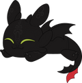 Peluche lestée Toothless