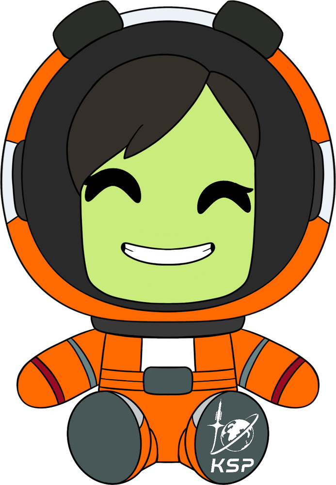 カーバルスペースプログラム 女性ぬいぐるみ (9インチ)