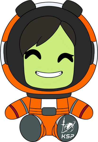 カーバルスペースプログラム 女性ぬいぐるみ (9インチ)