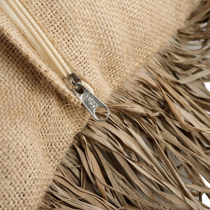 Housse de coussin Jute Bonita – Naturel 60 × 60 cm