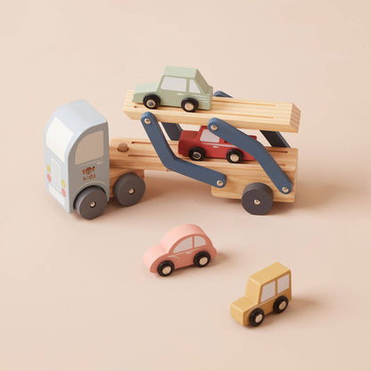 Article Enfant Camion de Transport pour Enfants en Bois Just Bee Kids