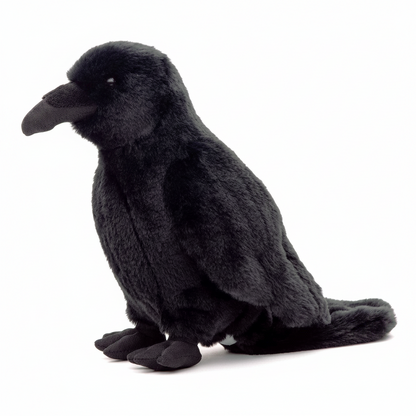 Cuervo negro - 23 cm (altura) - peluche