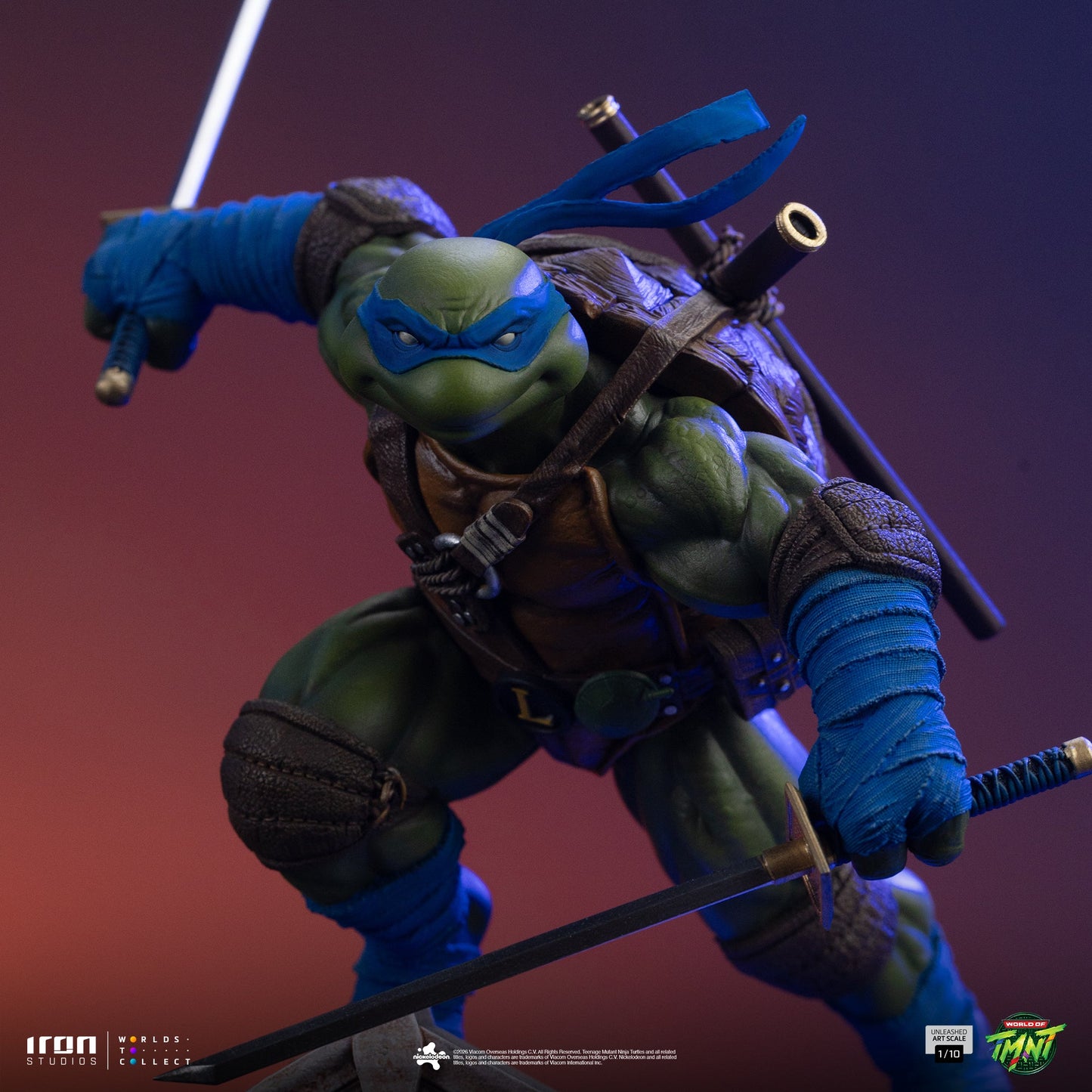 Statue Leonardo Unleashed - Teenage Mutant Ninja Turtles - Art Scale 1/10