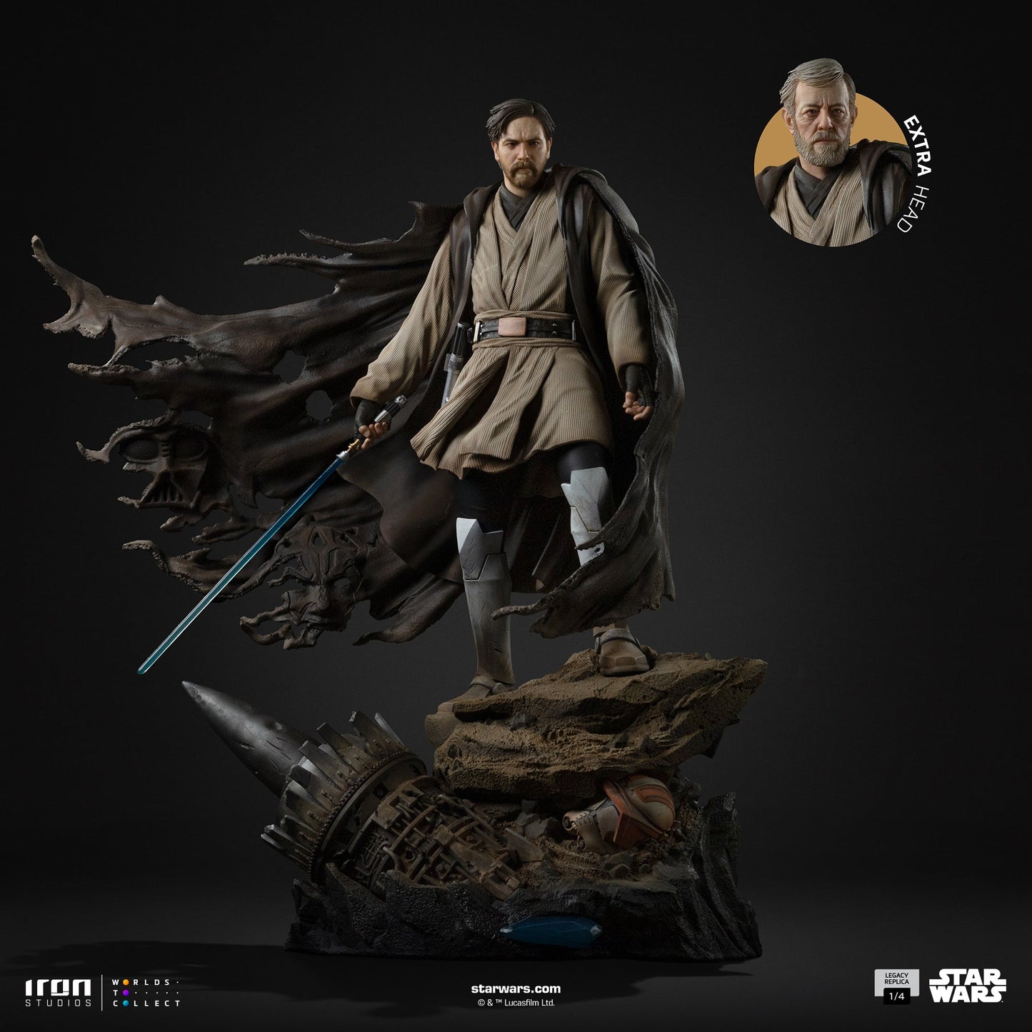 Obi-Wan Statue (Signatures) – Star Wars – Legacy Replica 1/4 – Iron Studios