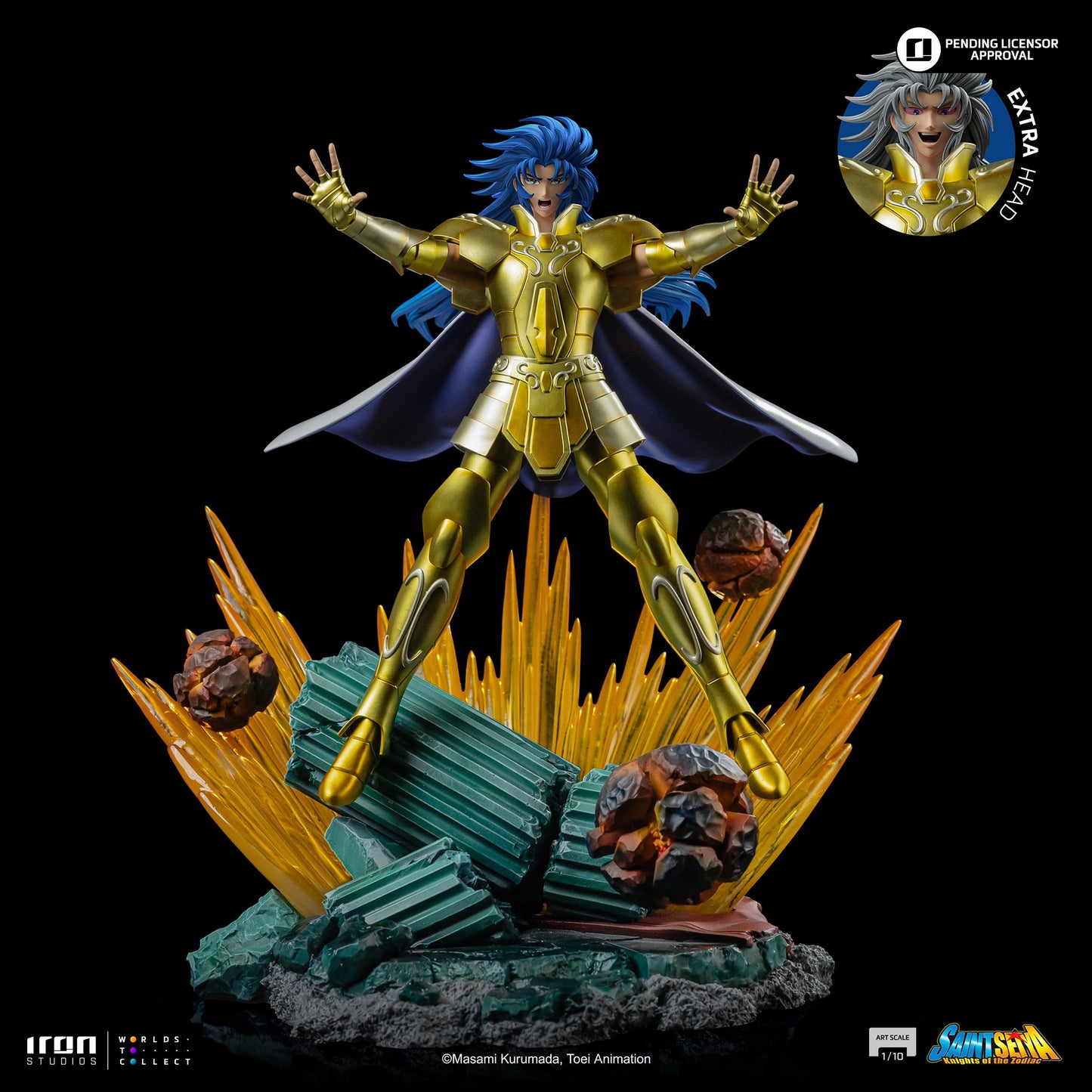 Pre-Order - Gemini Saga Statue - Saint Seiya - Art Scale 1/10 - Iron Studios