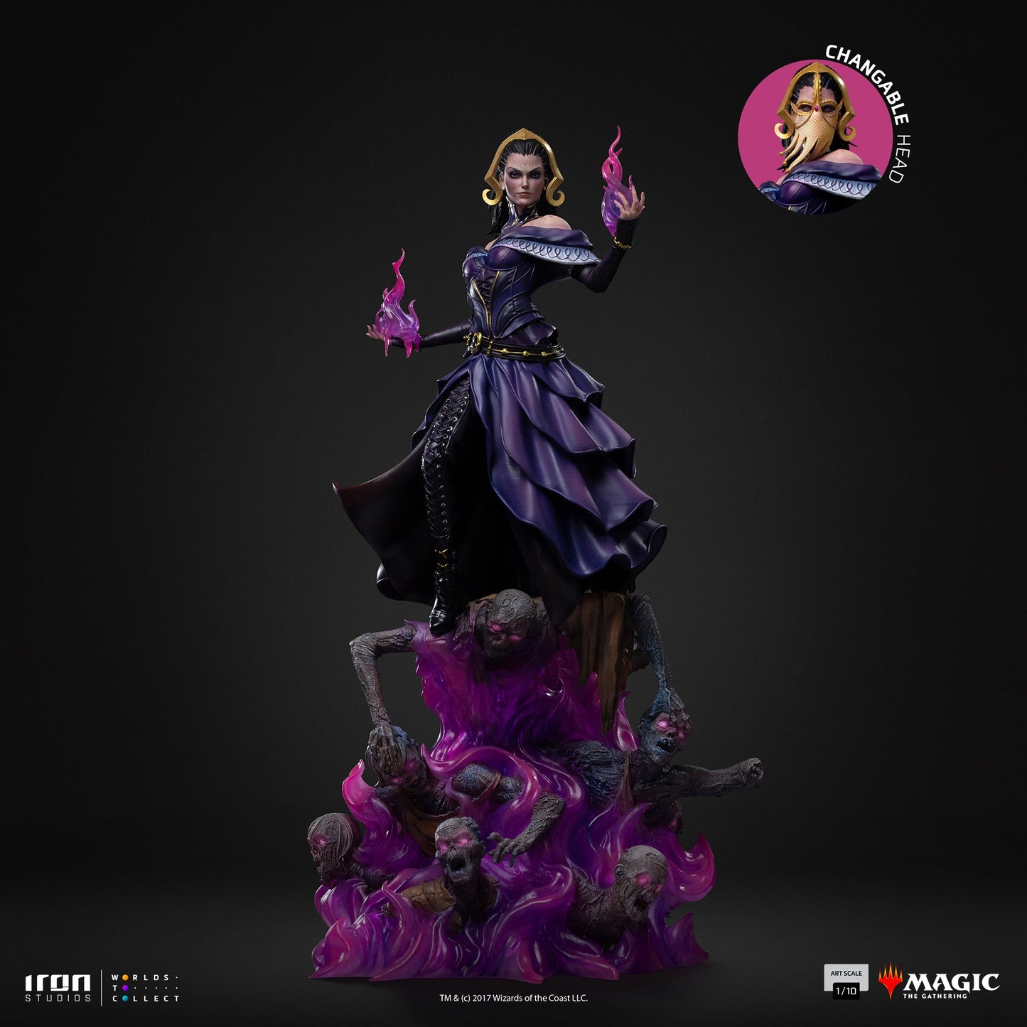 予約商品 - リリアナ・ヴェス スタチュー - マジック：ザ・ギャザリング - デラックス・アートスケール 1/10 - アイアン・スタジオ