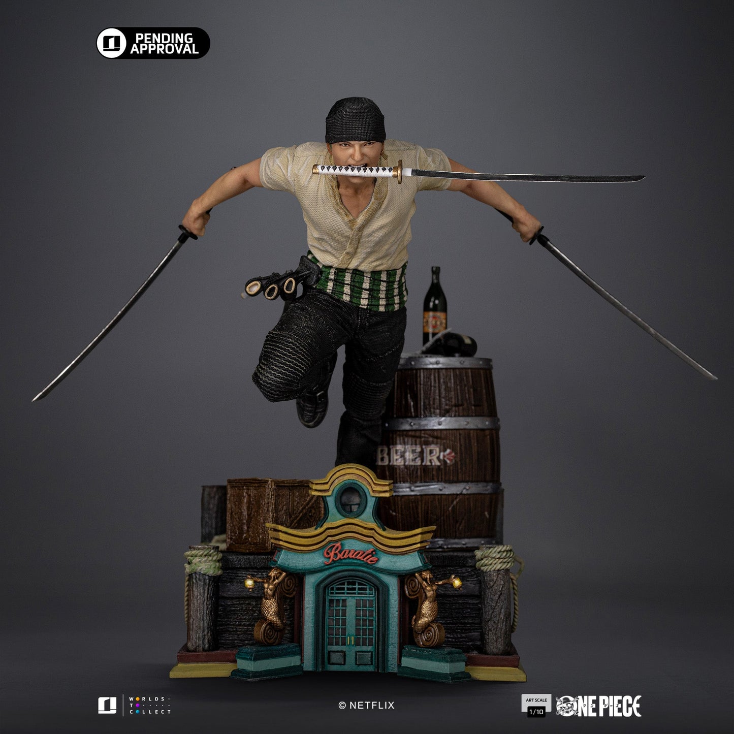 予約商品 - ロロノア・ゾロ - ワンピース - アートスケール 1/10 スタチュー - アイアン・スタジオ