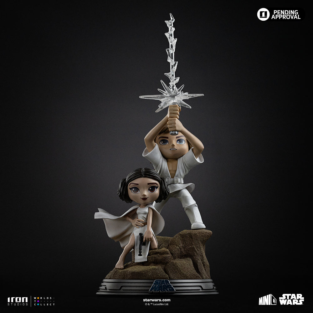 Figurine Luke and Leia - Star Wars - Mini Co.