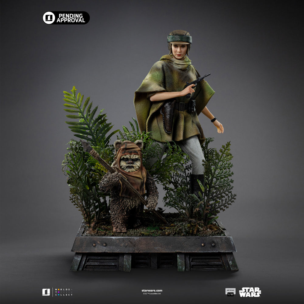 Statue Leia and Wicket - Star Wars Episode VI - Art Scale 1/10