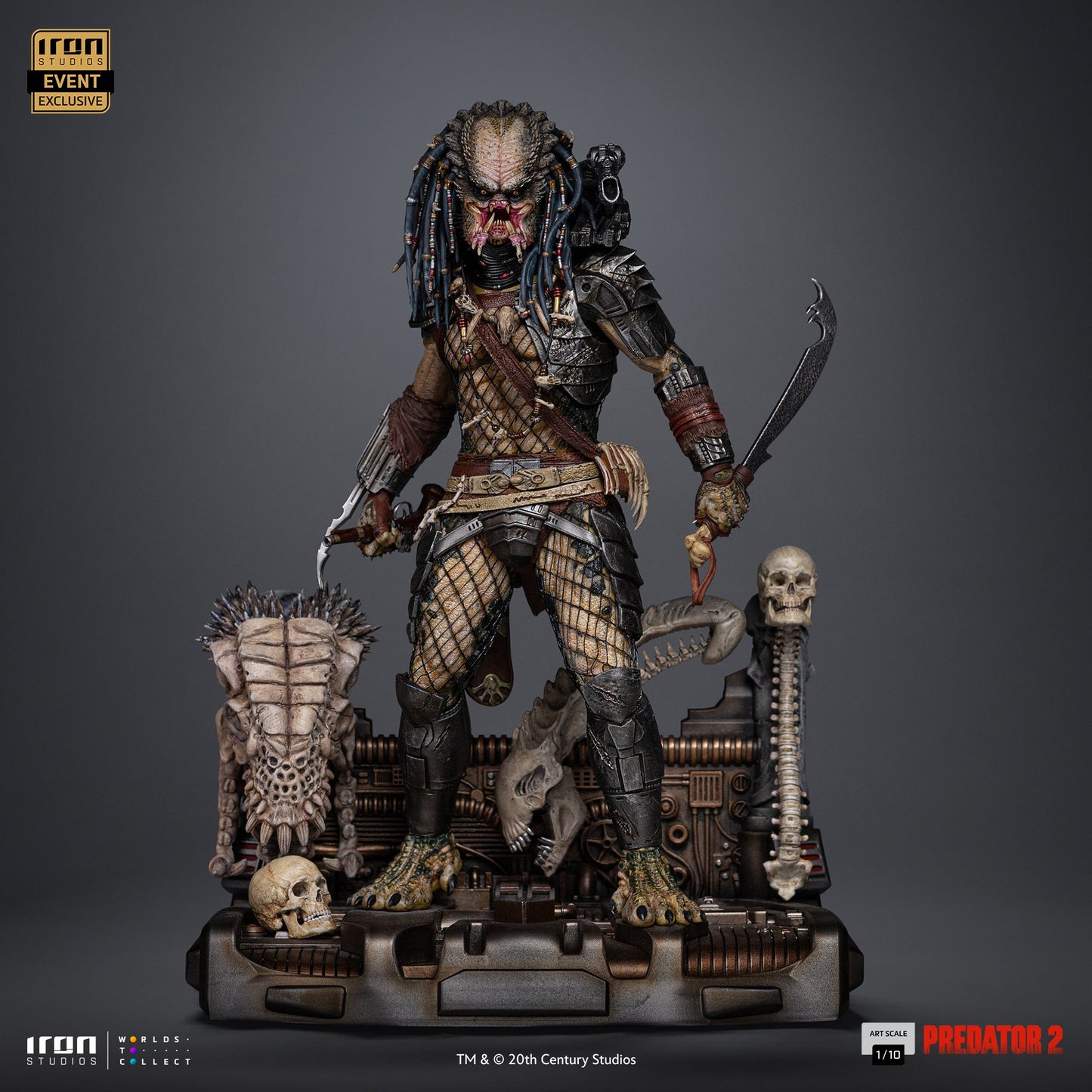 Statue Elder Predator (CCXP Event Exclusive 2025) - Predator 2 - Art Scale 1/10