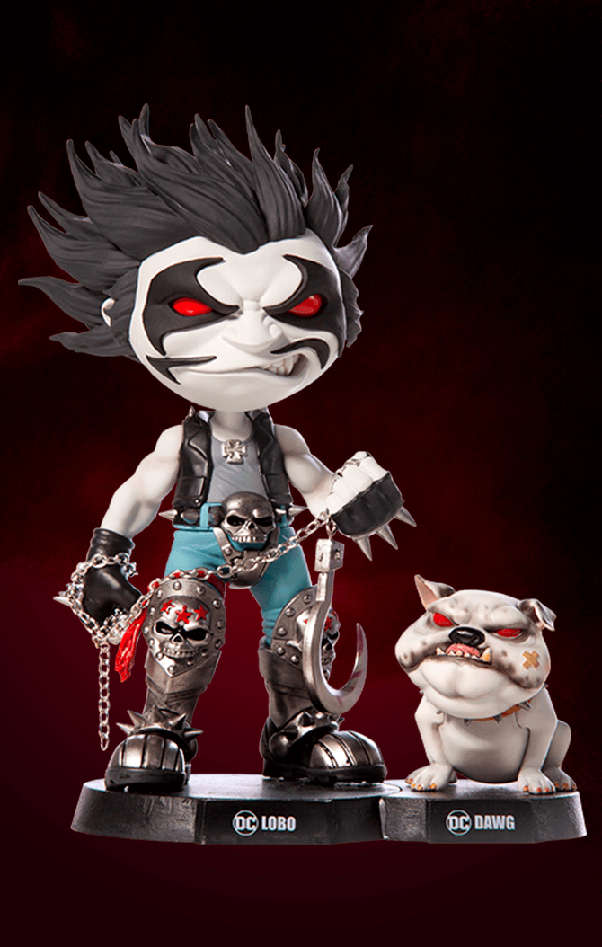 Figurine Lobo and Dawg - DC Comics - Mini Co.