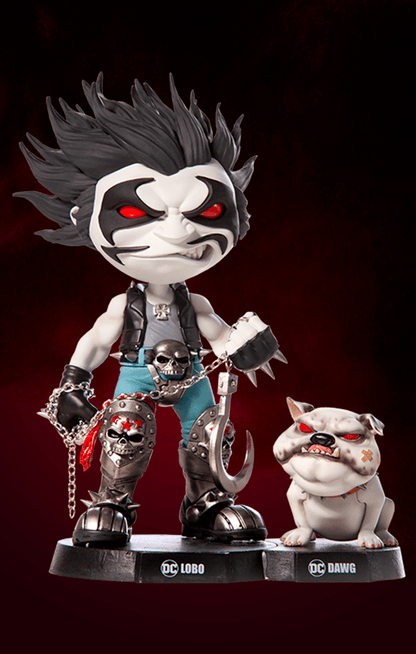 Figurine Lobo and Dawg - DC Comics - Mini Co.