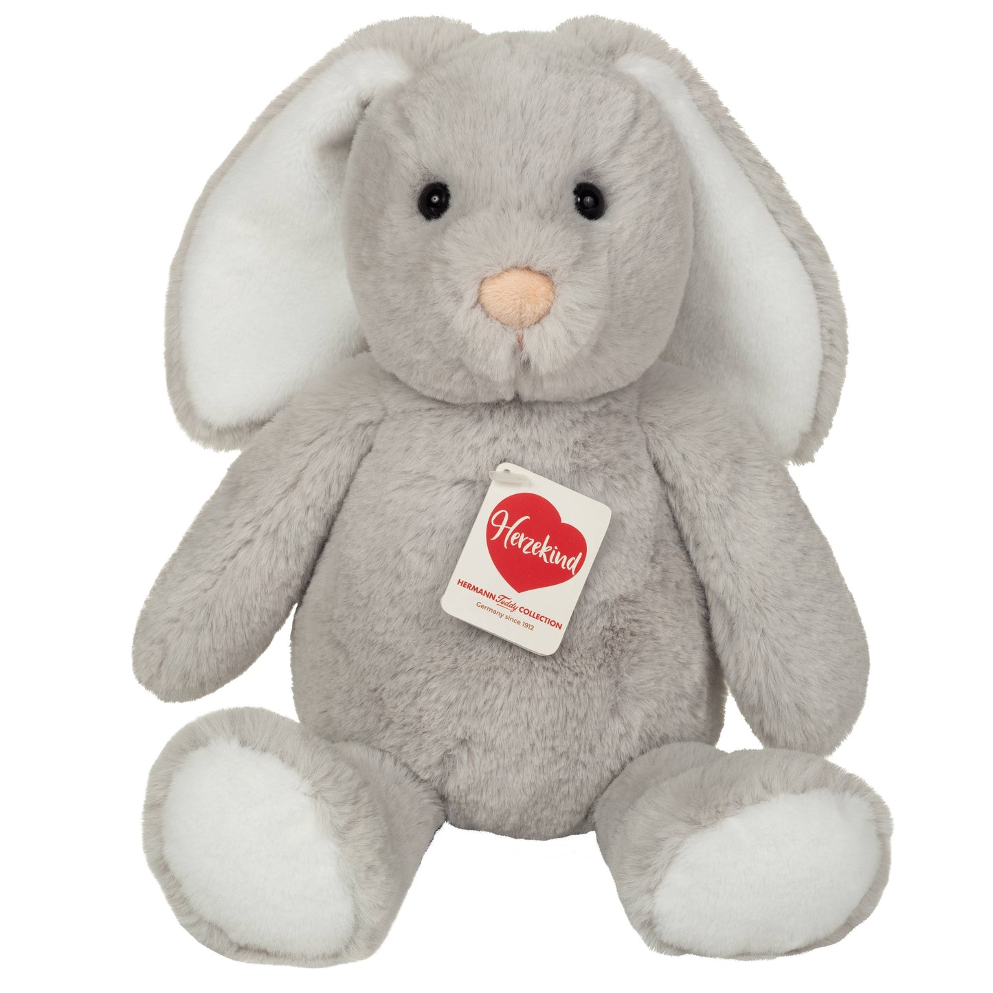 Conejo de peluche gris Abby