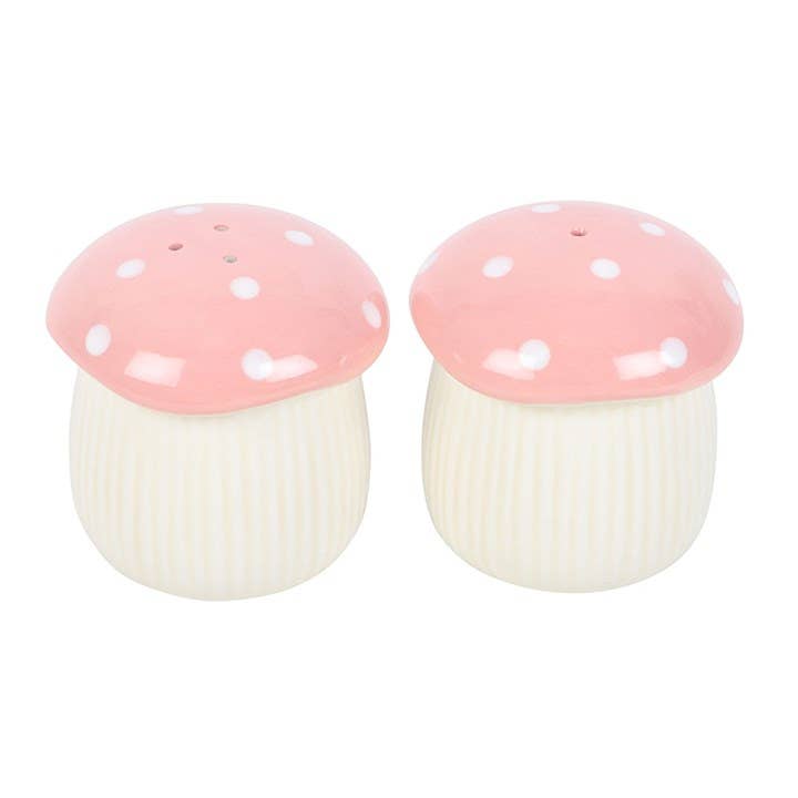 Salière et Poivrière Champignons Roses