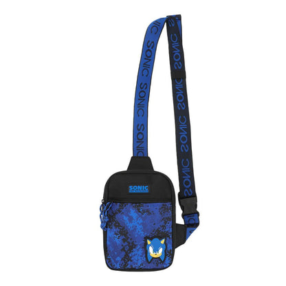 Sac bandoulière enfant Sonic The Hedgehog bleu