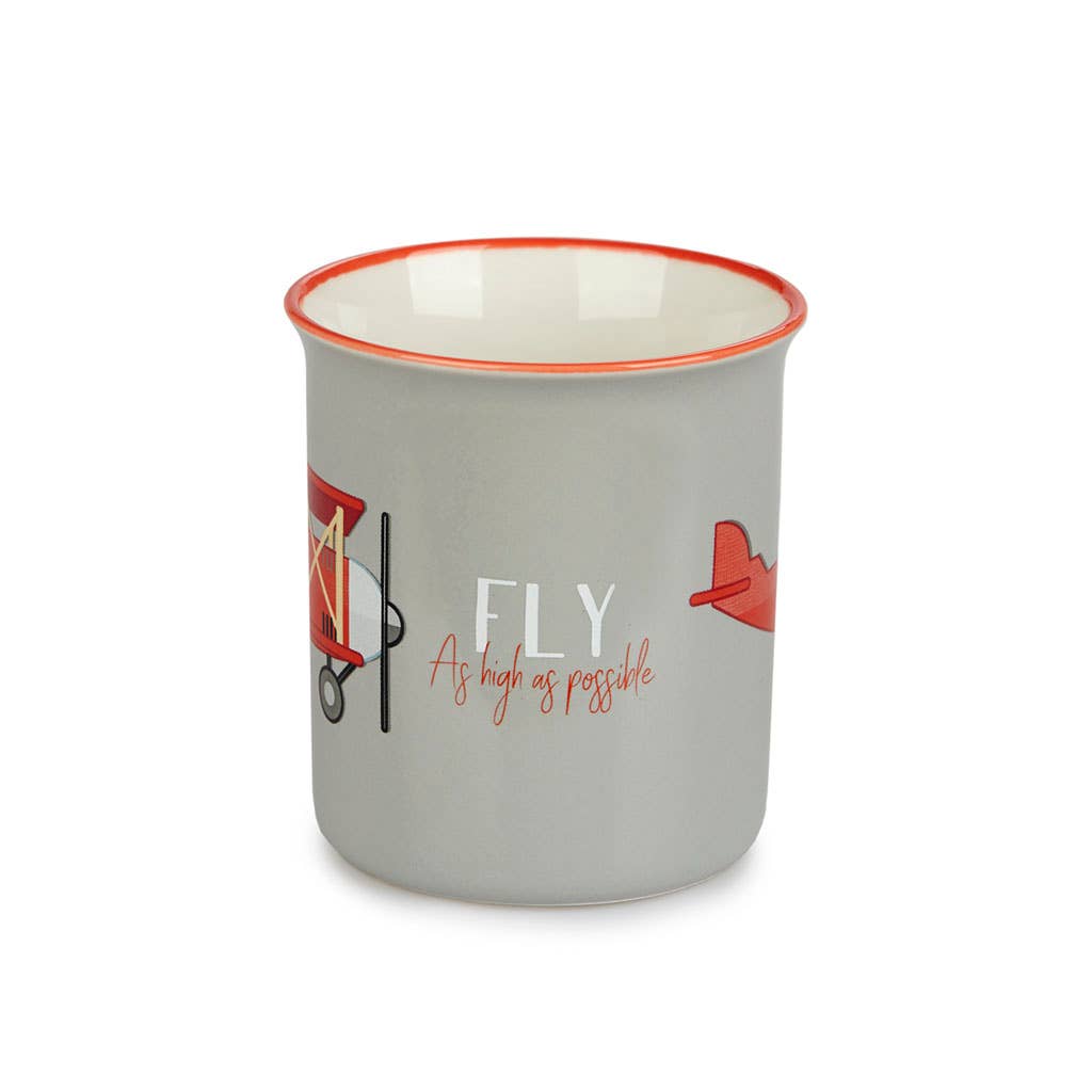 Mok, Flight, 312 ml, grijs, keramiek