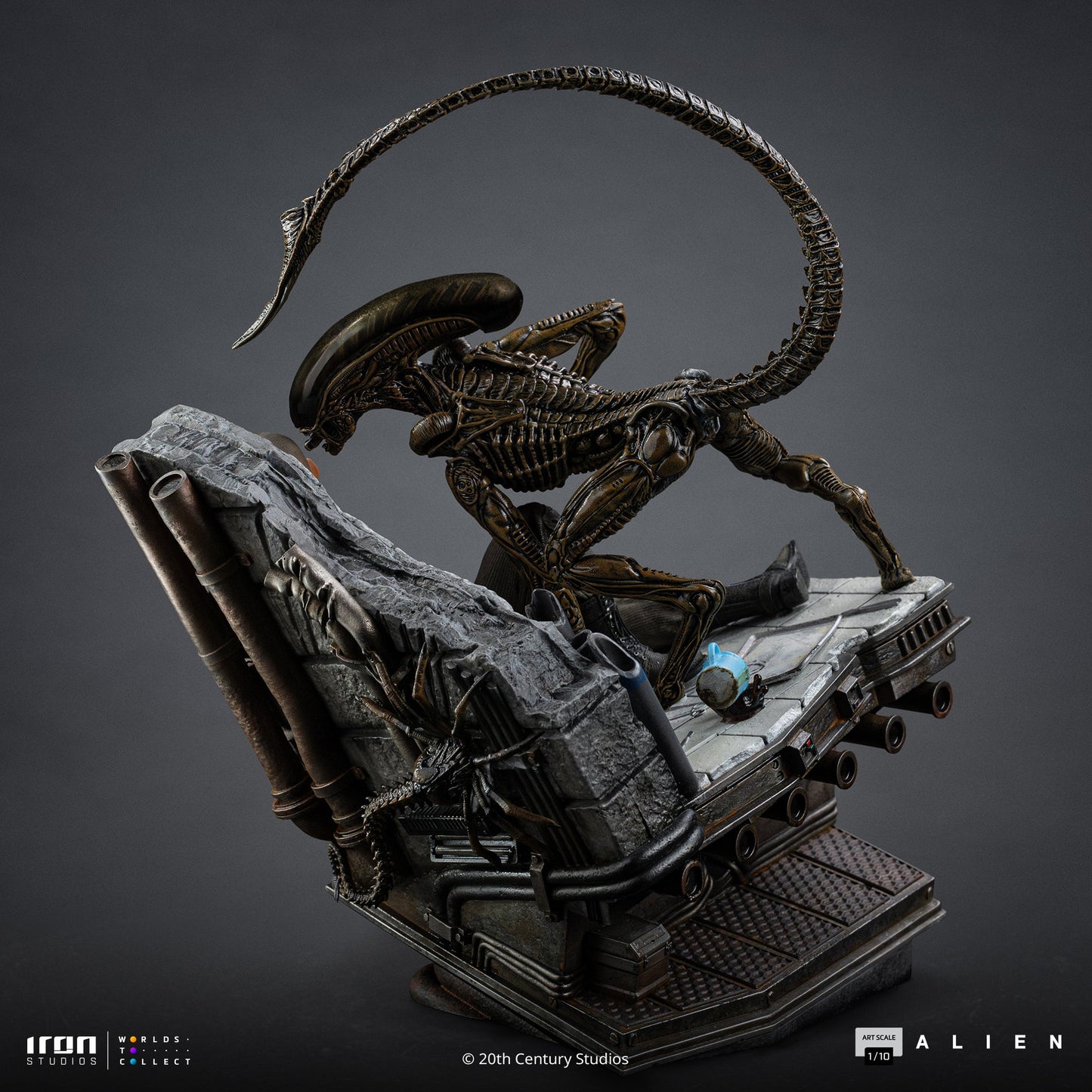 Statue Ellen Ripley and Dog Alien - Alien 3 - Art Scale 1/10 - Predator