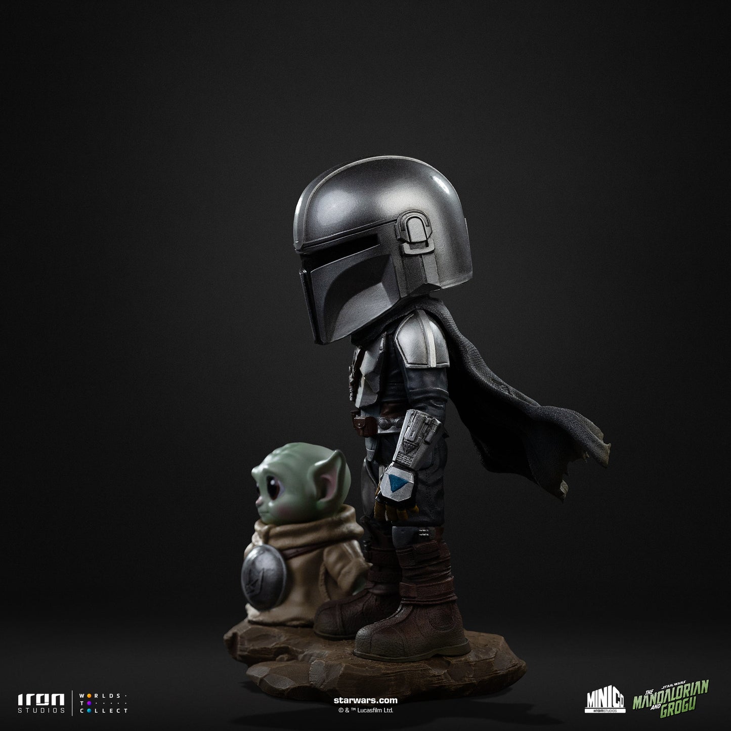 Figurine Mandalorian and Grogu - The Mandalorian - Mini Co. - The Mandalorian & Grogu