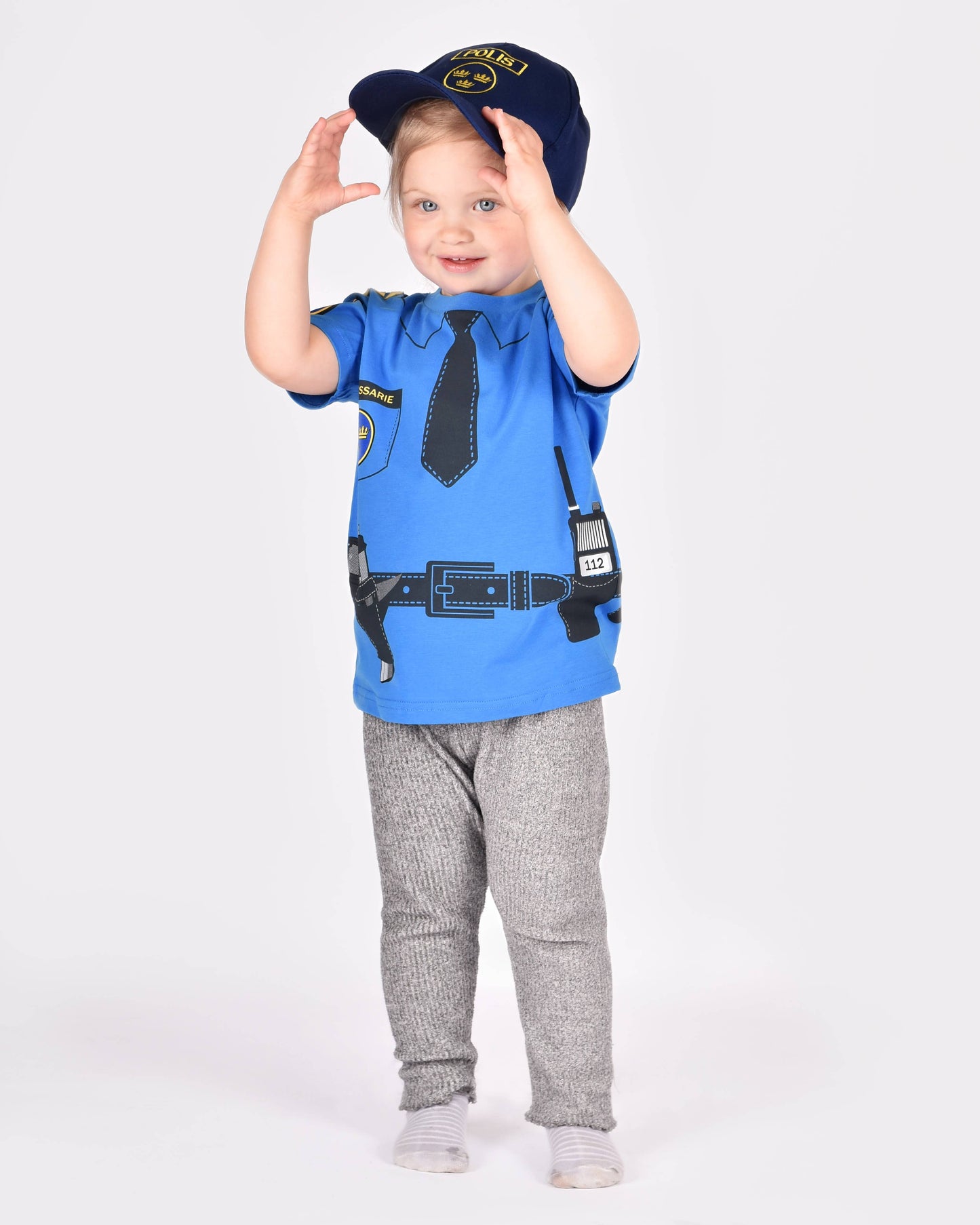 Organic cotton Police T-shirt 110-116 cm 4-6 years