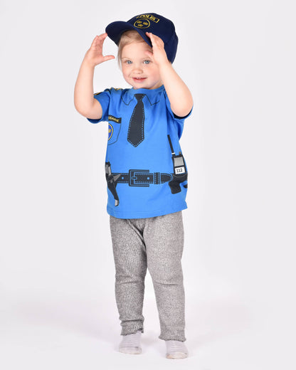 Organic cotton Police T-shirt 110-116 cm 4-6 years