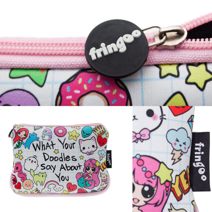 Grande trousse scolaire imprimée – What Doodles Says