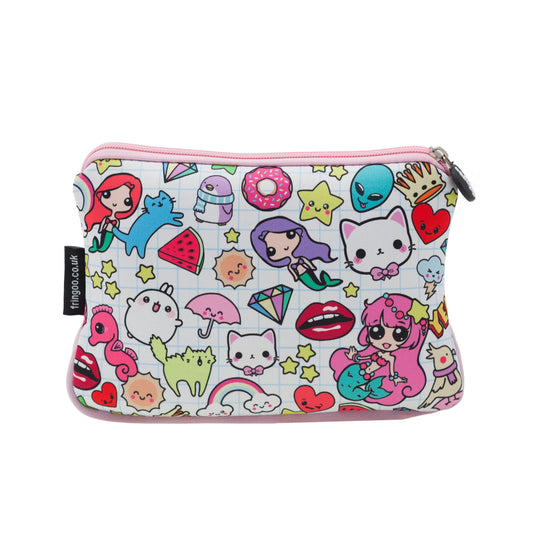 Grande trousse scolaire imprimée – What Doodles Says