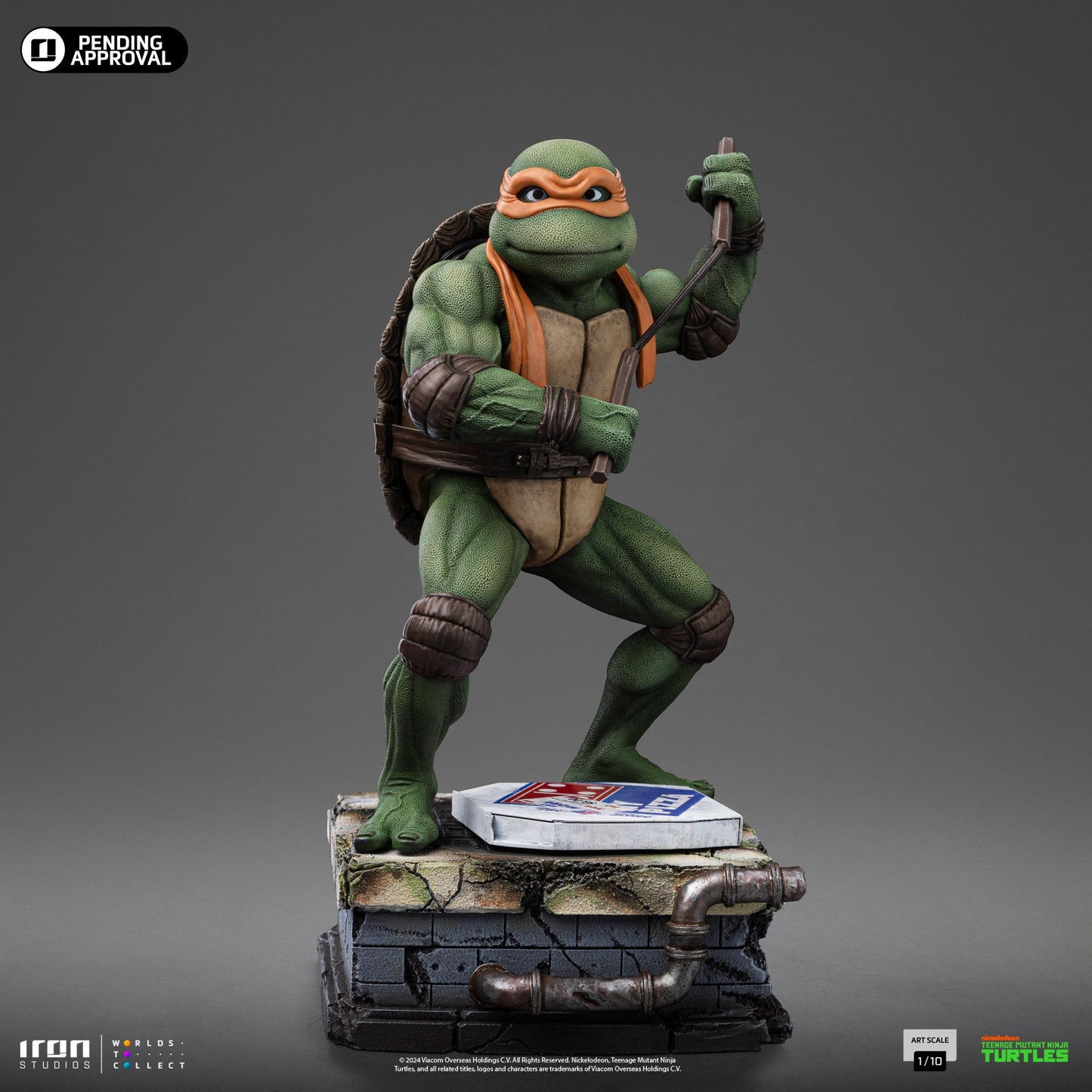 Statue Michelangelo - TMNT Movie - Art Scale 1/10 - Teenage Mutant Ninja Turtles