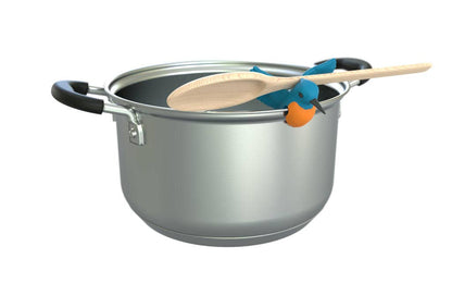 IJsvogel pannenbeschermer en lepelhouder