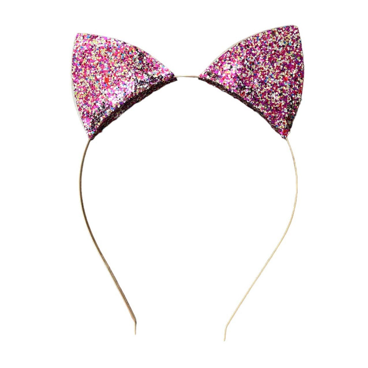 Glitterende kattenhoofdband
