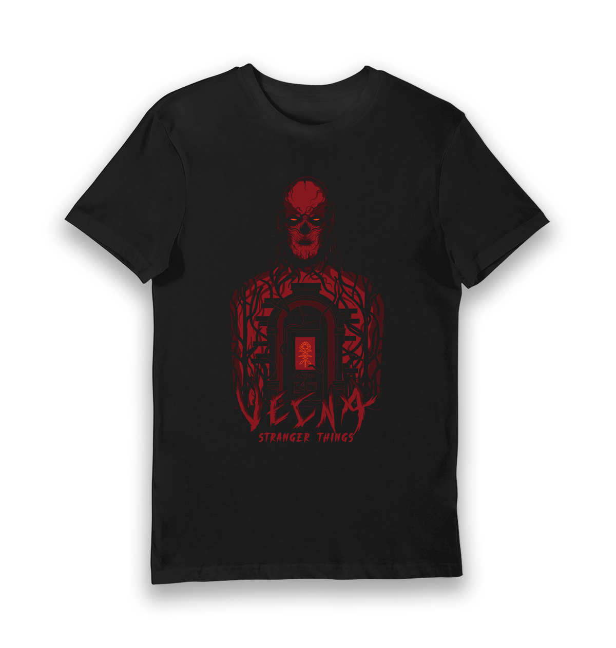 T-shirt adulte Stranger Things Vecna Upside Down