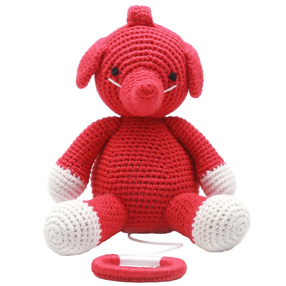 Music box - red elephant