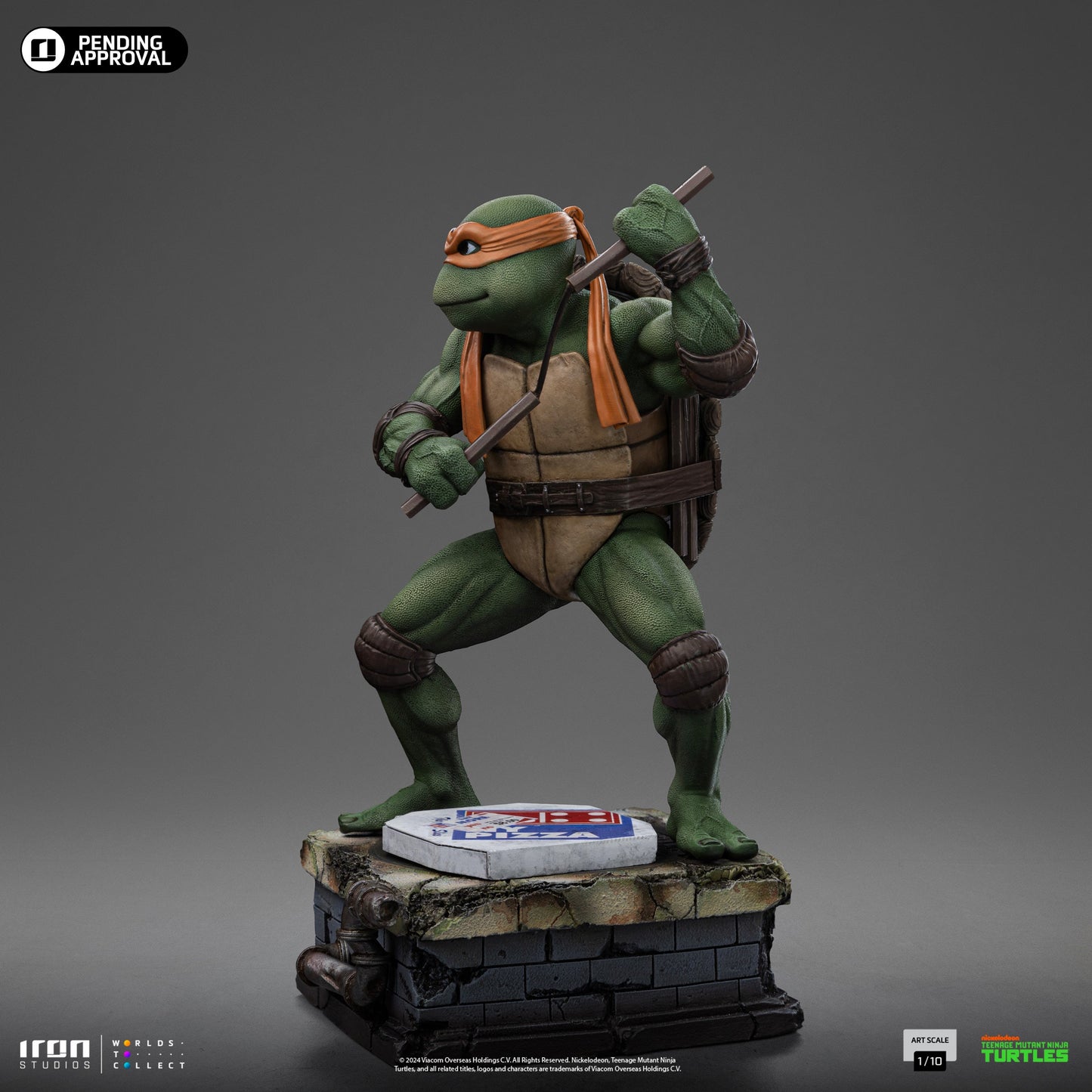 Statue Michelangelo - TMNT Movie - Art Scale 1/10 - Teenage Mutant Ninja Turtles