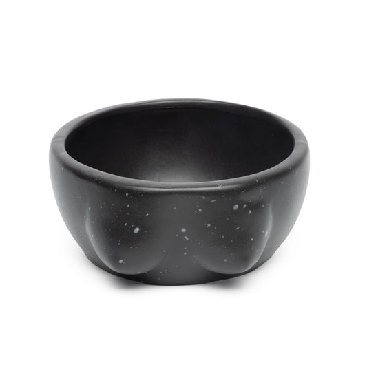 Tits Bol Noir Peint à la Main Helio Ferretti Vue 1