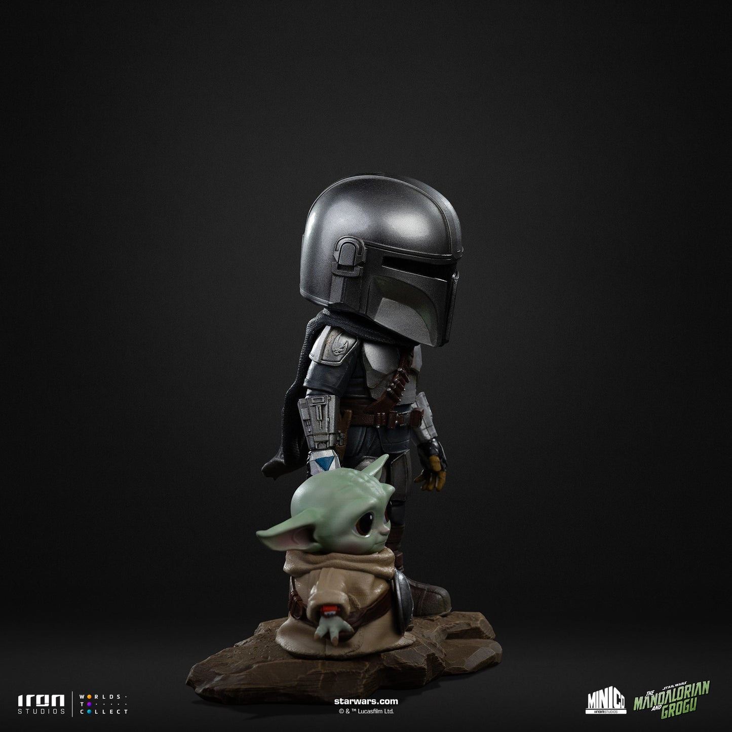 Figurine Mandalorian and Grogu - The Mandalorian - Mini Co. - The Mandalorian & Grogu
