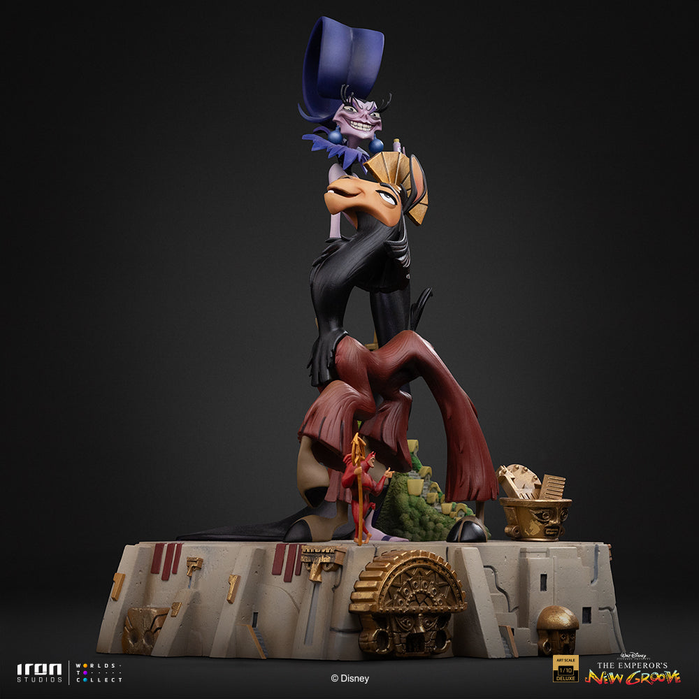 予約受付中 - クスコとイズマのスタチュー - ラマになった王様 - デラックスアートスケール 1/10 - アイアン・スタジオ