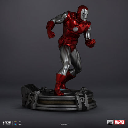Statue Iron Man Red & Chrome - Marvel Comics - Art Scale 1/10