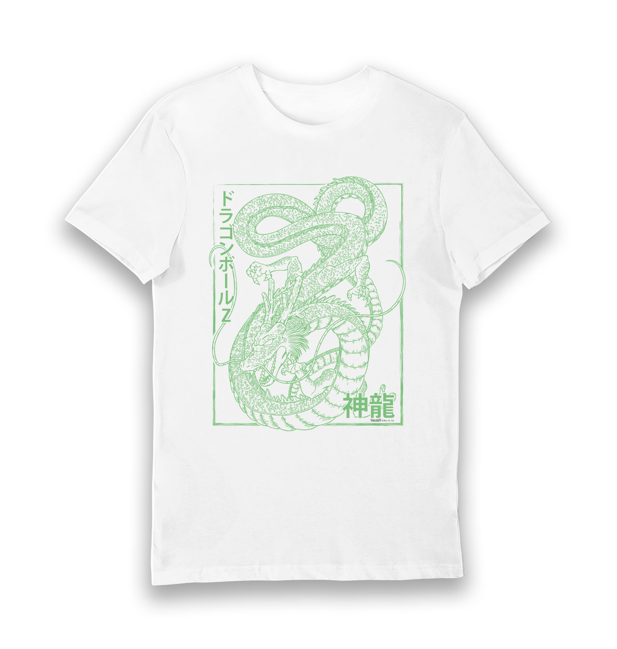 T-shirt adulte Dragon Ball Z Shenron blanc